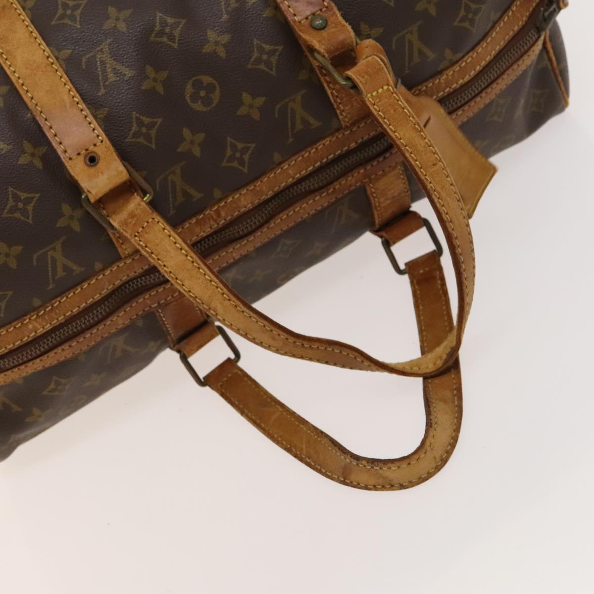 LOUIS VUITTON Monogram Sac Souple 45 Boston Bag M41624 LV Auth 132154