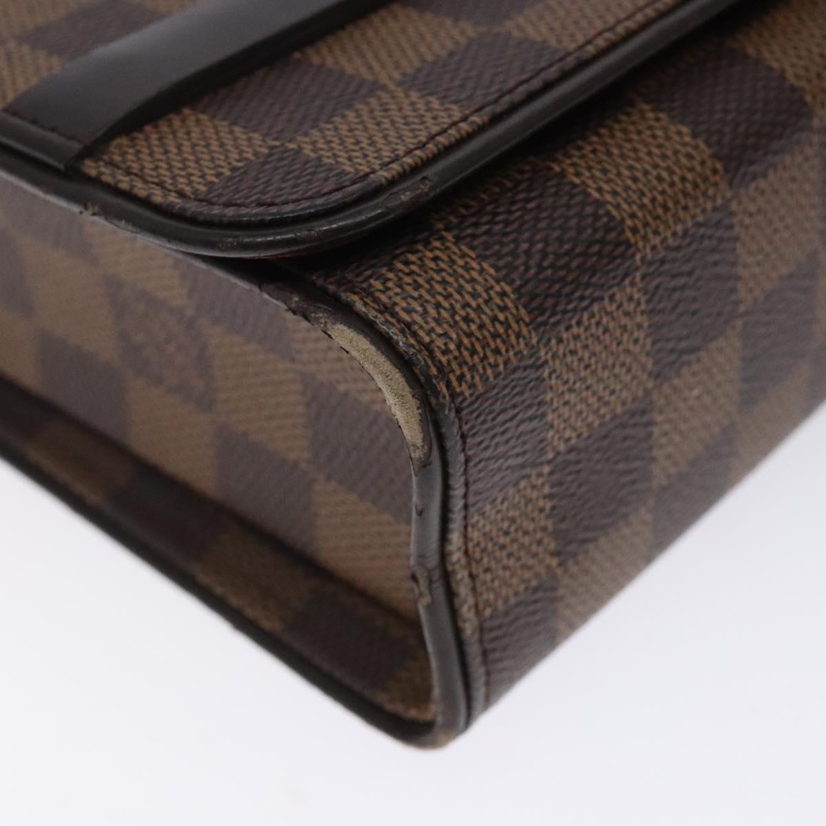 LOUIS VUITTON Damier Ebene Tribeca Mini Shoulder Bag N51162 LV Auth 132175