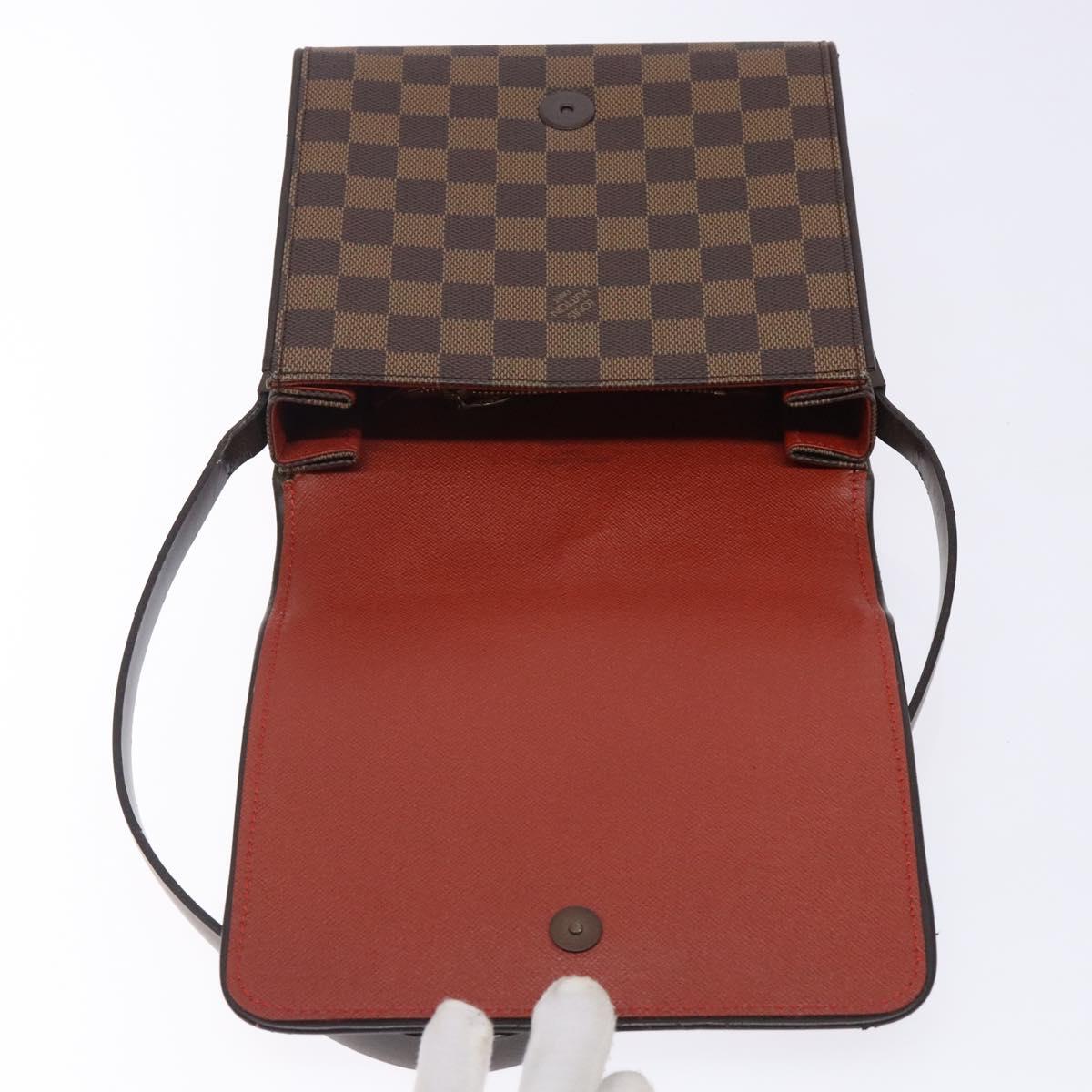 LOUIS VUITTON Damier Ebene Tribeca Mini Shoulder Bag N51162 LV Auth 132175
