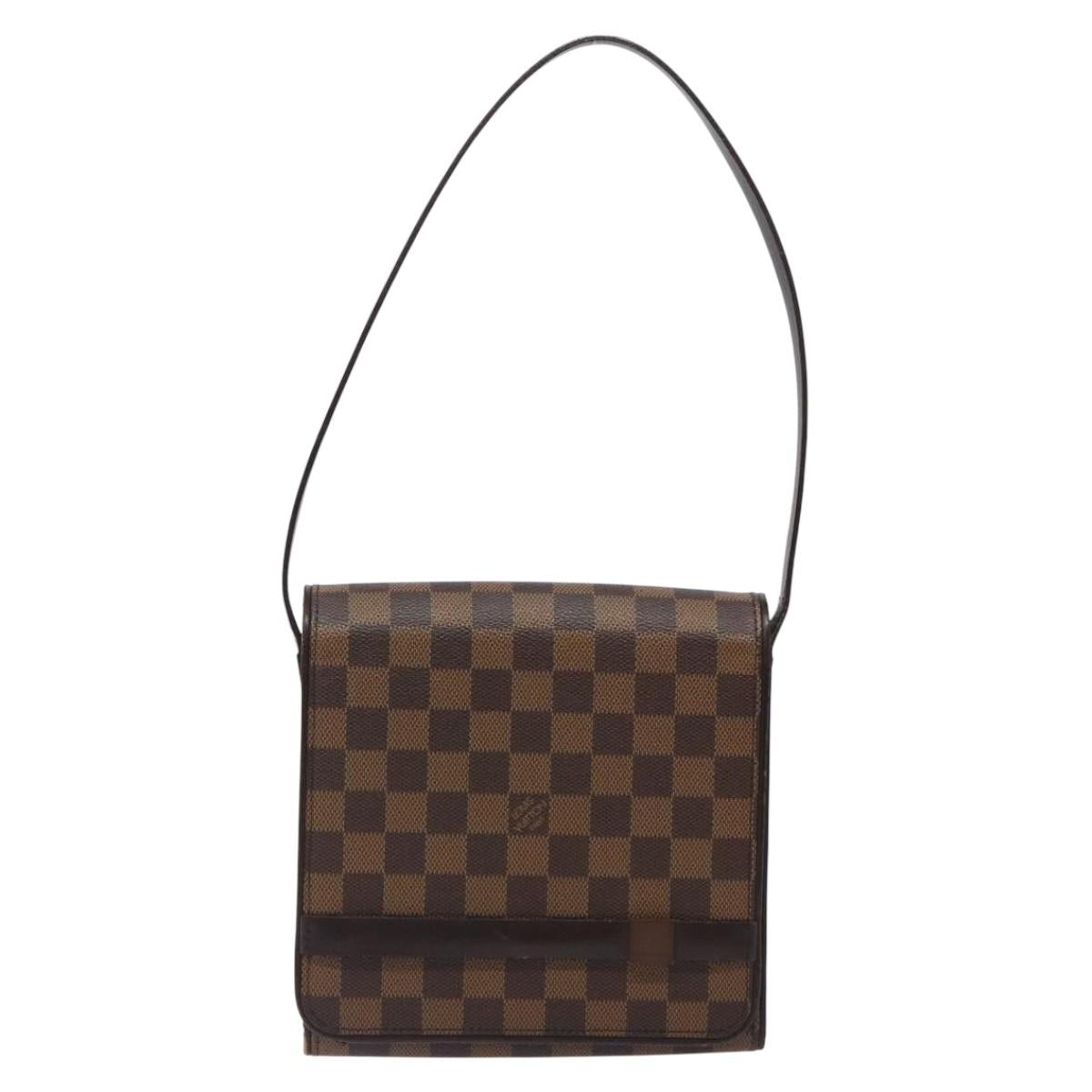 LOUIS VUITTON Damier Ebene Tribeca Mini Shoulder Bag N51162 LV Auth 132175