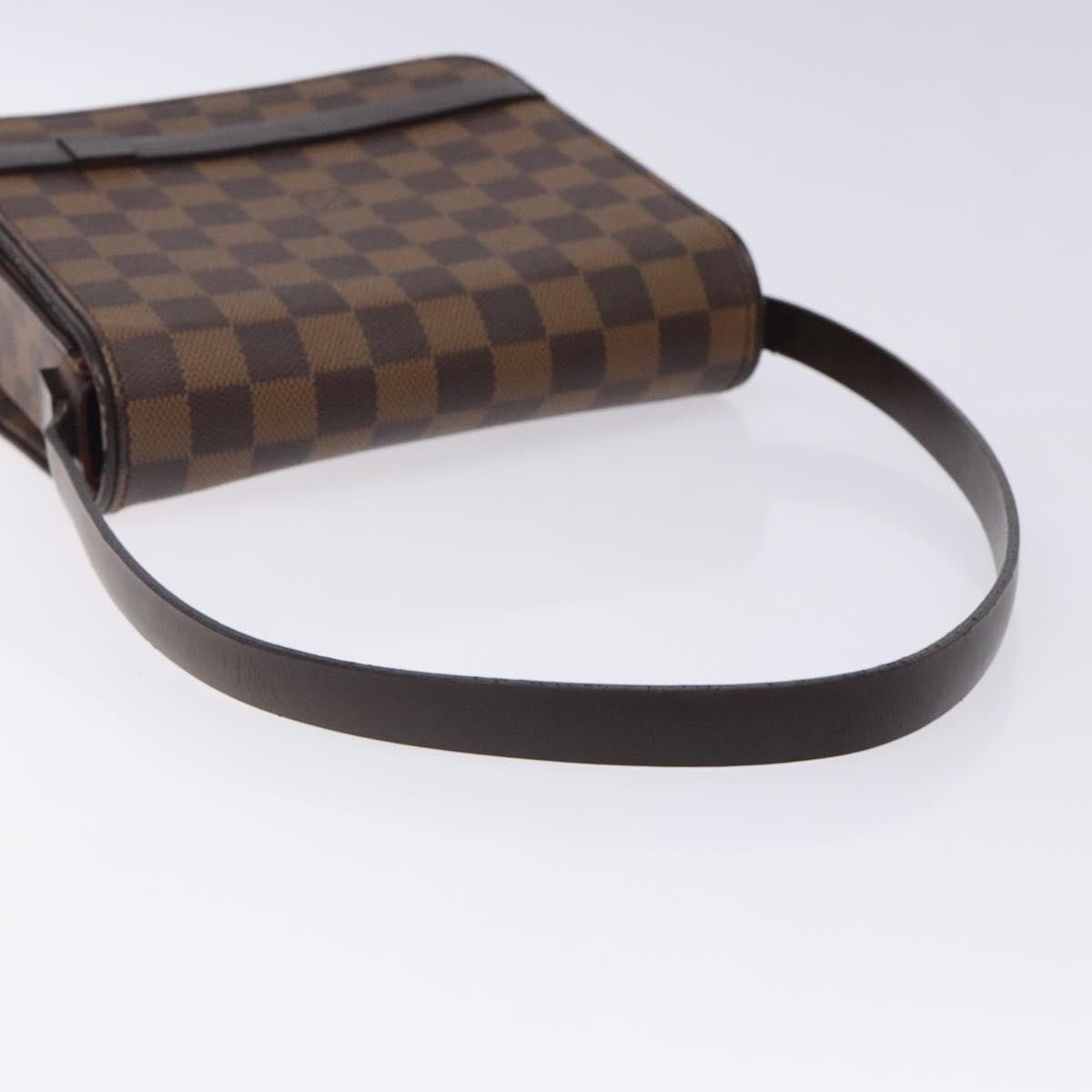LOUIS VUITTON Damier Ebene Tribeca Mini Shoulder Bag N51162 LV Auth 132175