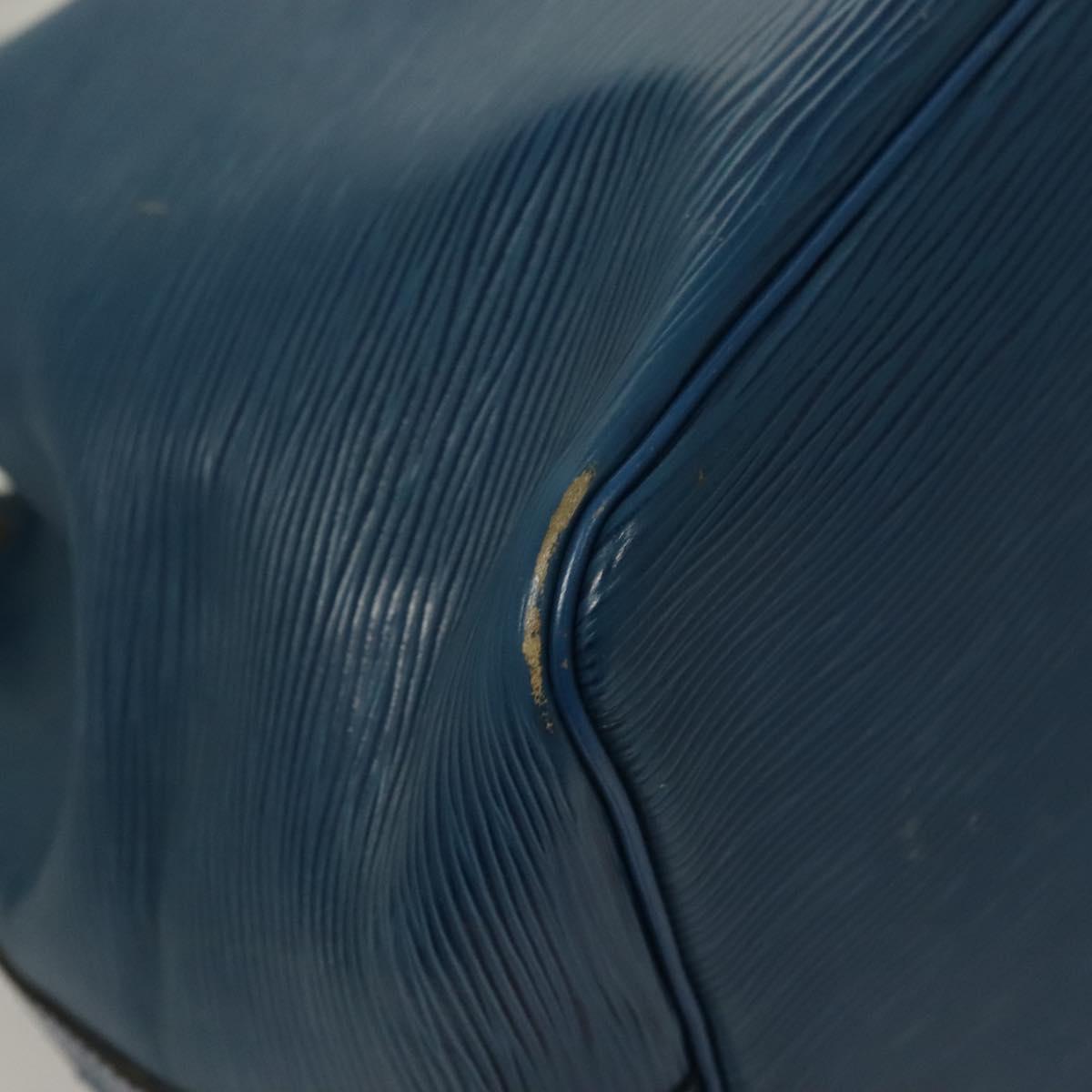 LOUIS VUITTON Epi Petit Noe Shoulder Bag Blue M44105 LV Auth 132176