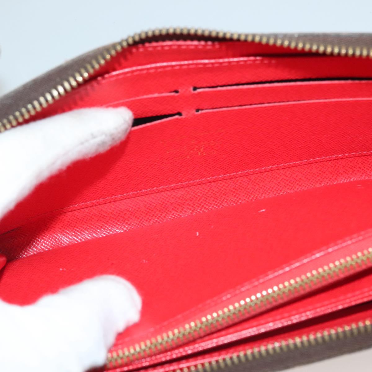 LOUIS VUITTON Monogram Yayoi Kusama Zippy Wallet Red M60450 LV Auth 132196