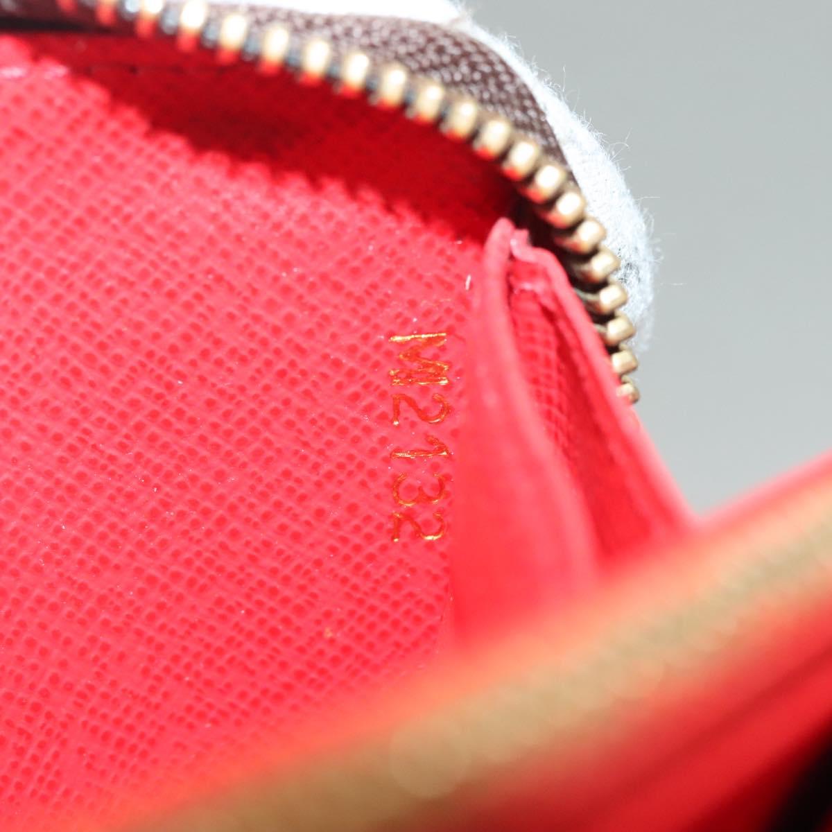 LOUIS VUITTON Monogram Yayoi Kusama Zippy Wallet Red M60450 LV Auth 132196