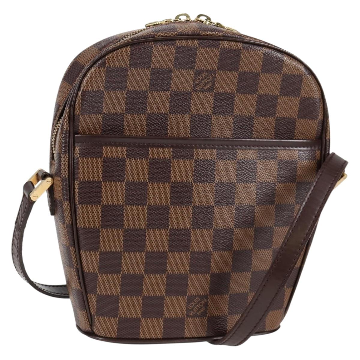 LOUIS VUITTON Damier Ebene Ipanema PM Shoulder Bag N51294 LV Auth 132202V