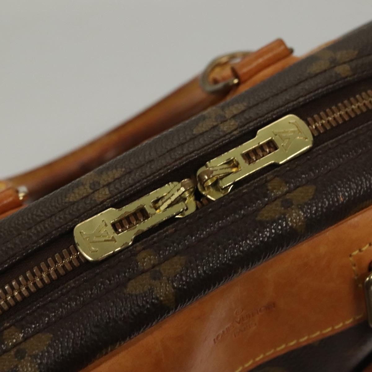 LOUIS VUITTON Monogram Trouville Hand Bag M42228 LV Auth 132216