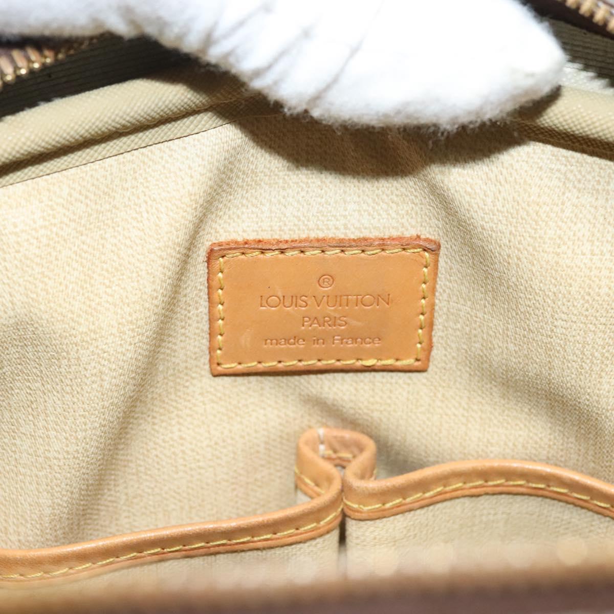 LOUIS VUITTON Monogram Trouville Hand Bag M42228 LV Auth 132216