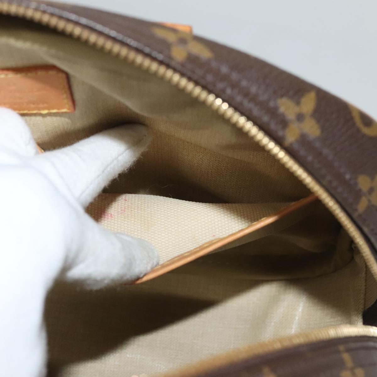 LOUIS VUITTON Monogram Trouville Hand Bag M42228 LV Auth 132216