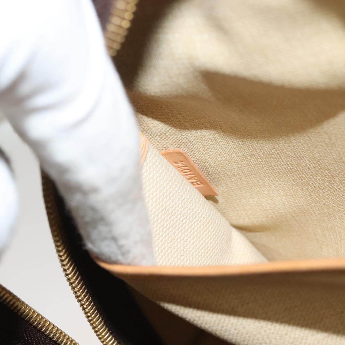 LOUIS VUITTON Monogram Trouville Hand Bag M42228 LV Auth 132216