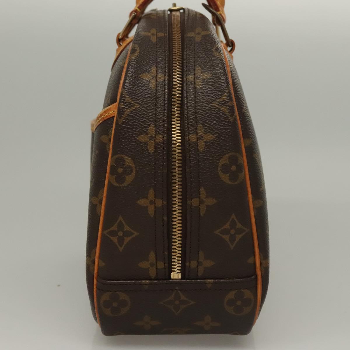 LOUIS VUITTON Monogram Trouville Hand Bag M42228 LV Auth 132216