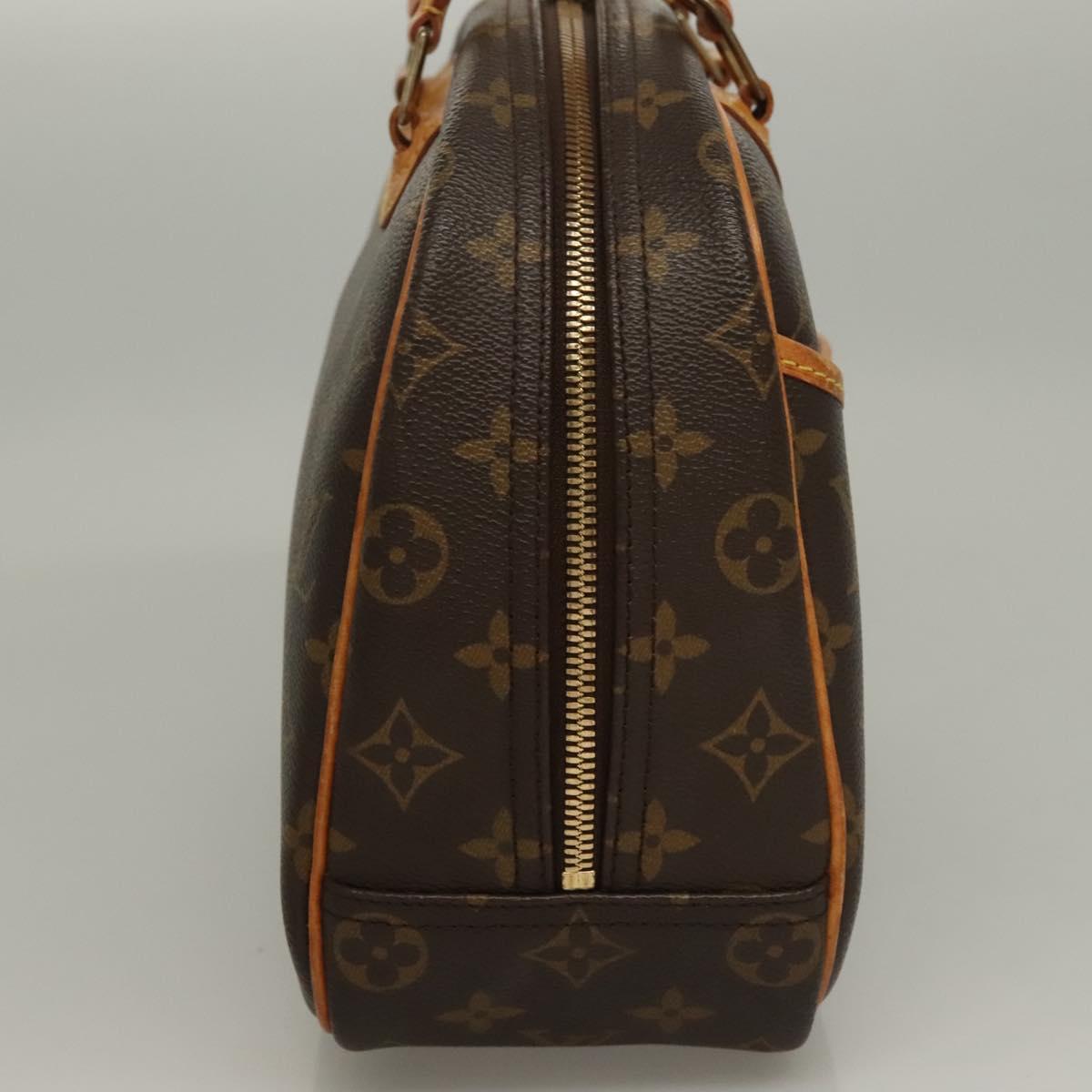 LOUIS VUITTON Monogram Trouville Hand Bag M42228 LV Auth 132216