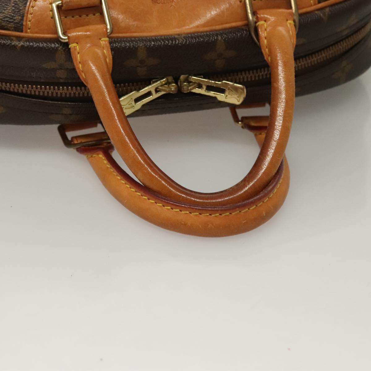 LOUIS VUITTON Monogram Trouville Hand Bag M42228 LV Auth 132216