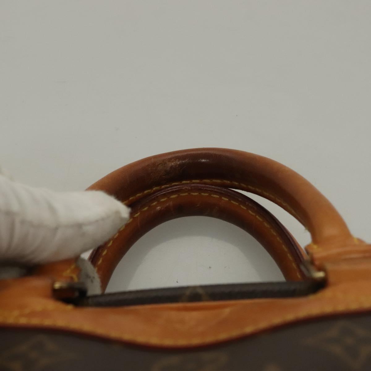 LOUIS VUITTON Monogram Trouville Hand Bag M42228 LV Auth 132216