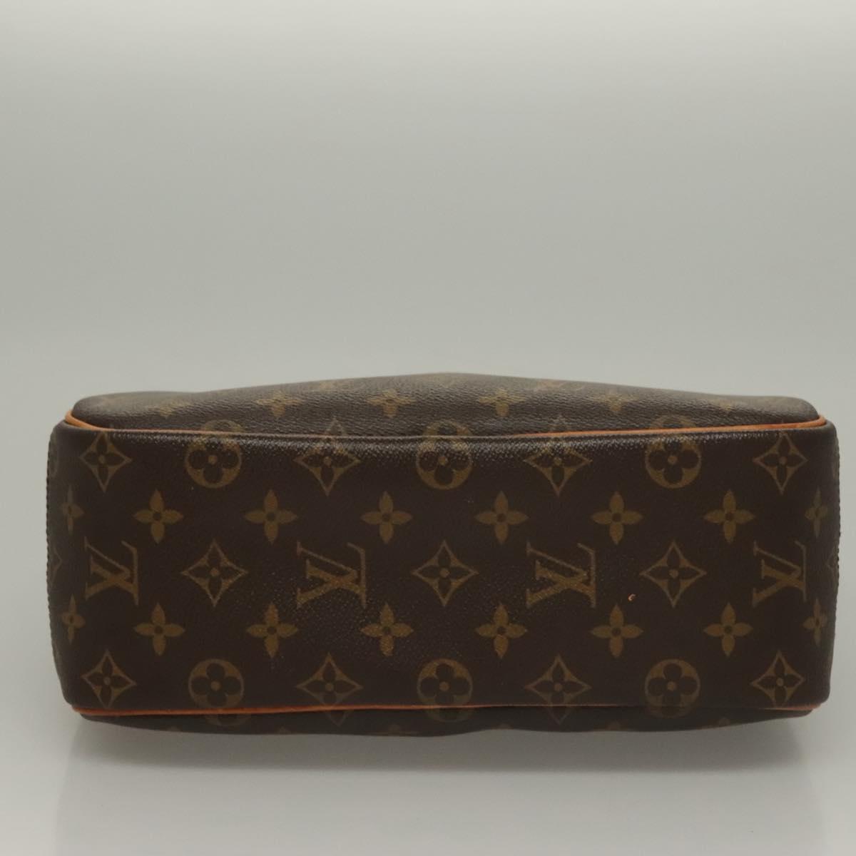 LOUIS VUITTON Monogram Trouville Hand Bag M42228 LV Auth 132216