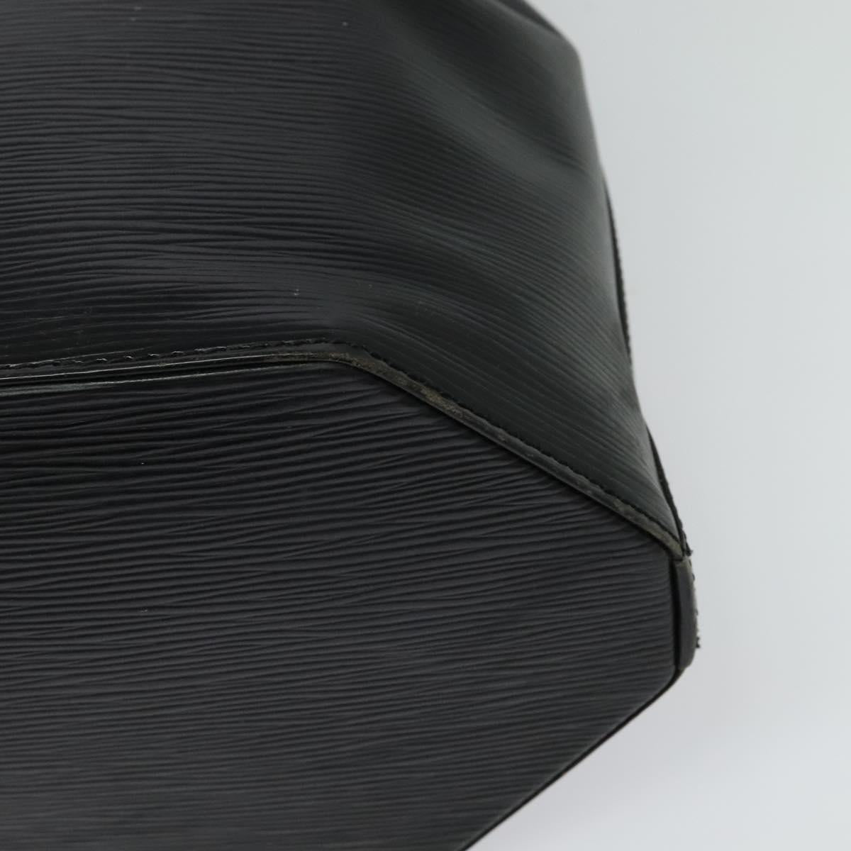 LOUIS VUITTON Epi Sac Depaule GM Shoulder Bag Black M80155 LV Auth 132229