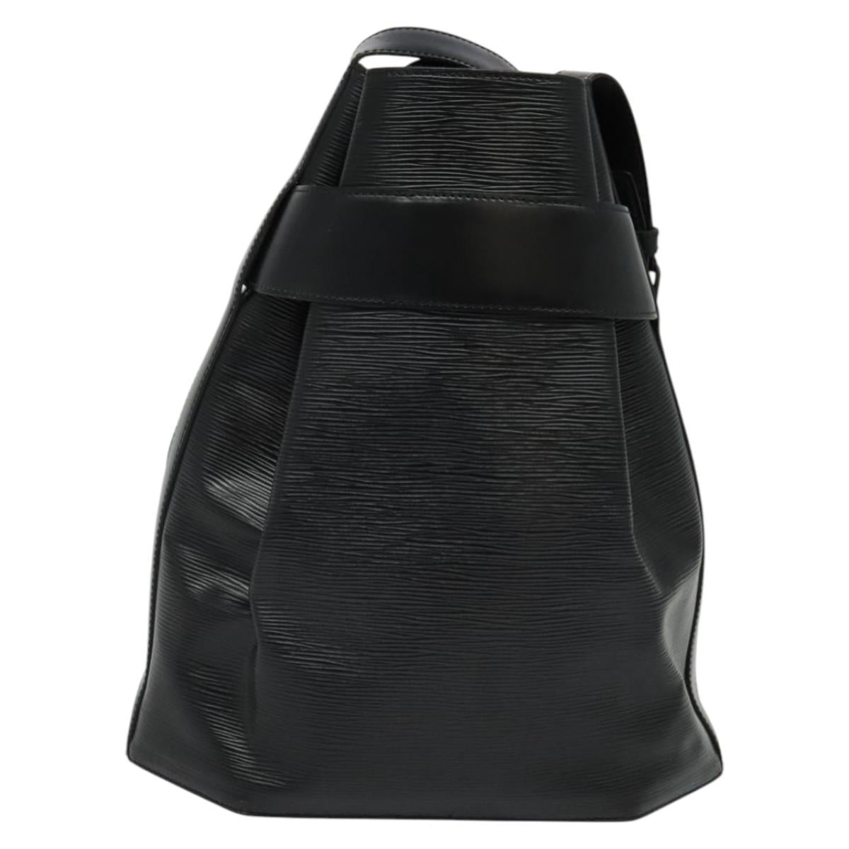 LOUIS VUITTON Epi Sac Depaule GM Shoulder Bag Black M80155 LV Auth 132229