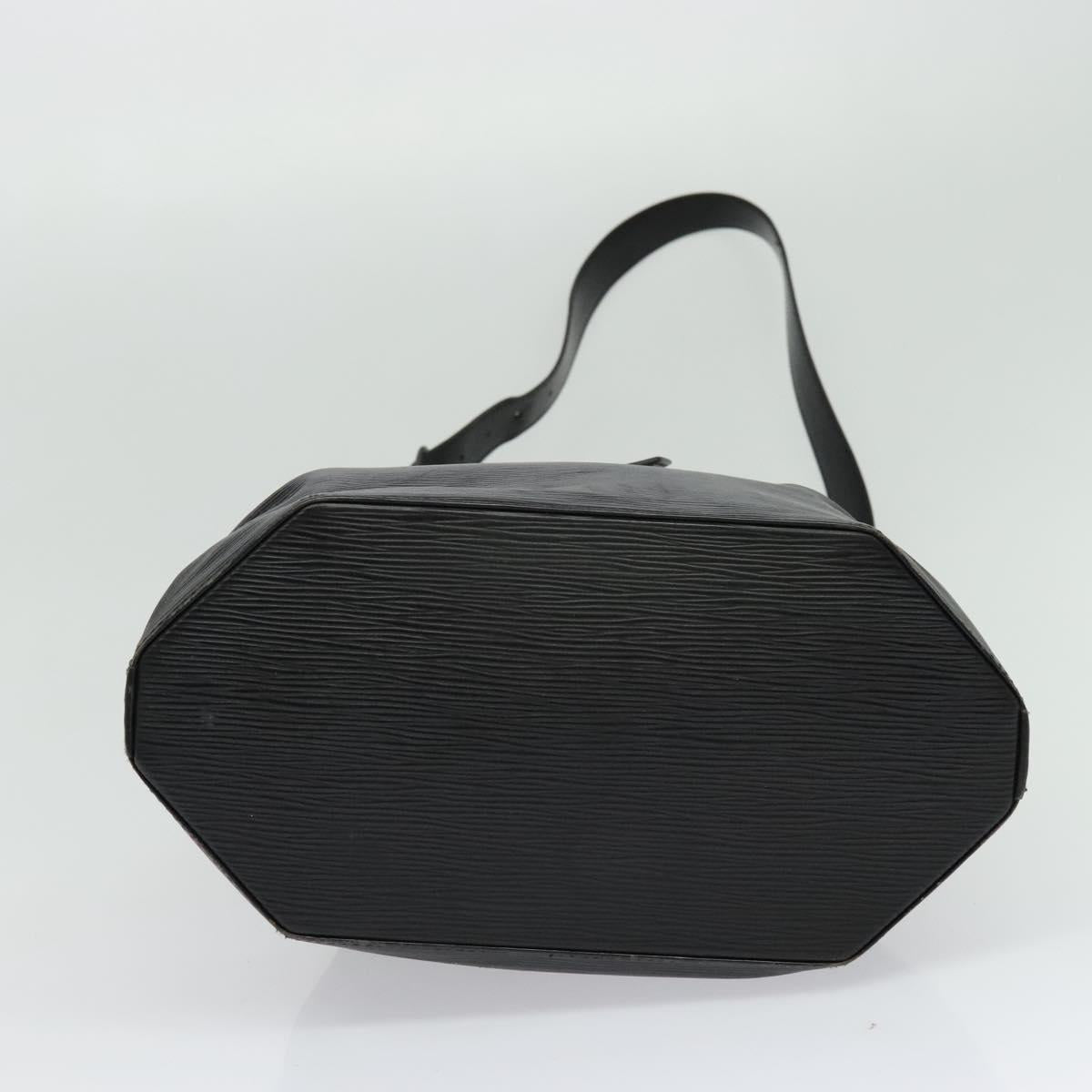 LOUIS VUITTON Epi Sac Depaule GM Shoulder Bag Black M80155 LV Auth 132229