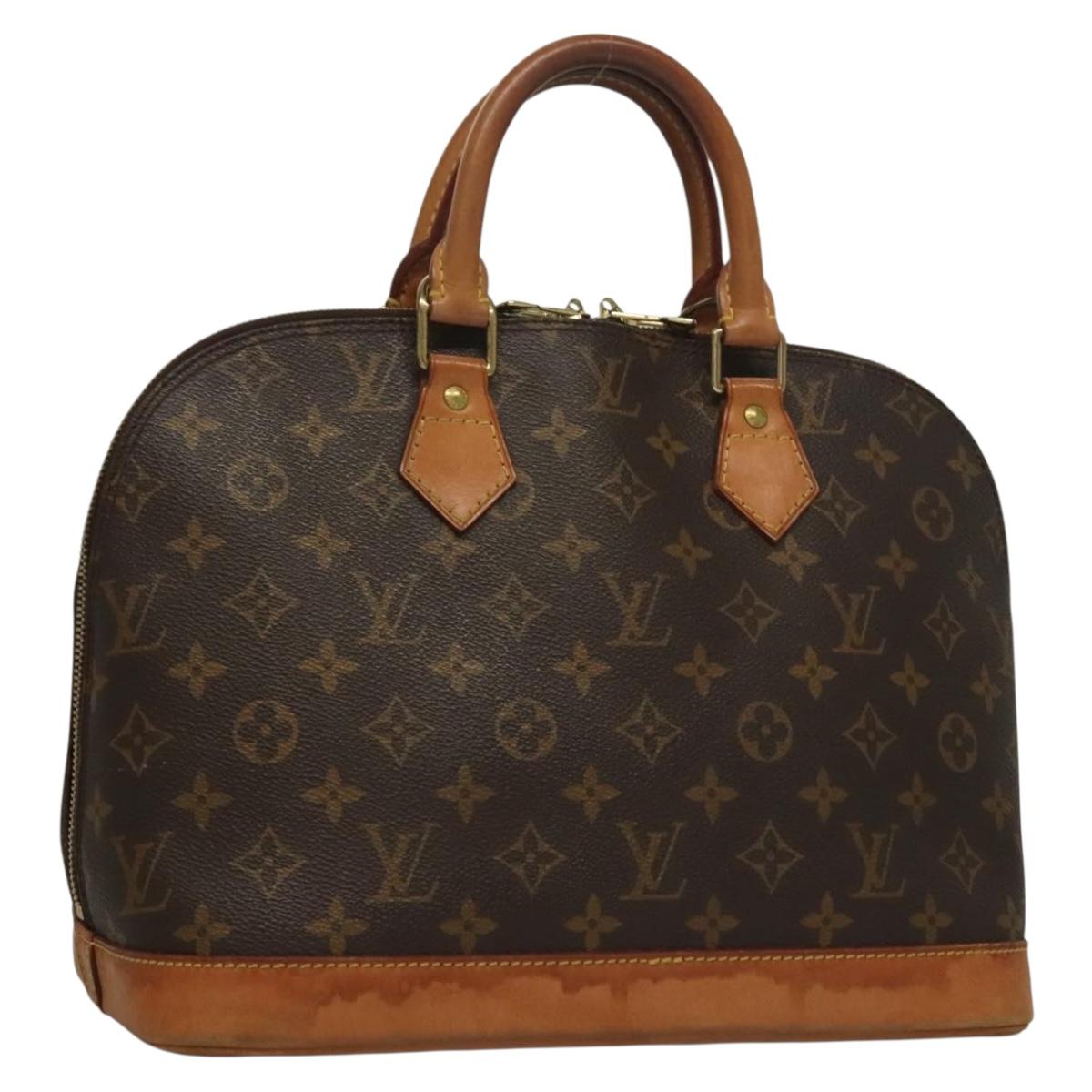 LOUIS VUITTON Monogram Alma Hand Bag M51130 LV Auth 132236