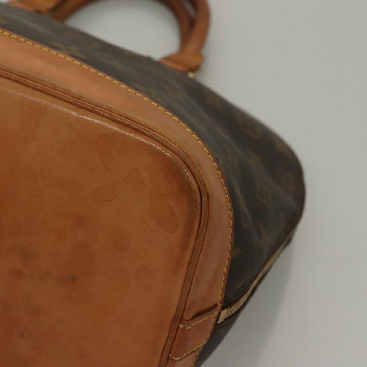 LOUIS VUITTON Monogram Alma Hand Bag M51130 LV Auth 132236