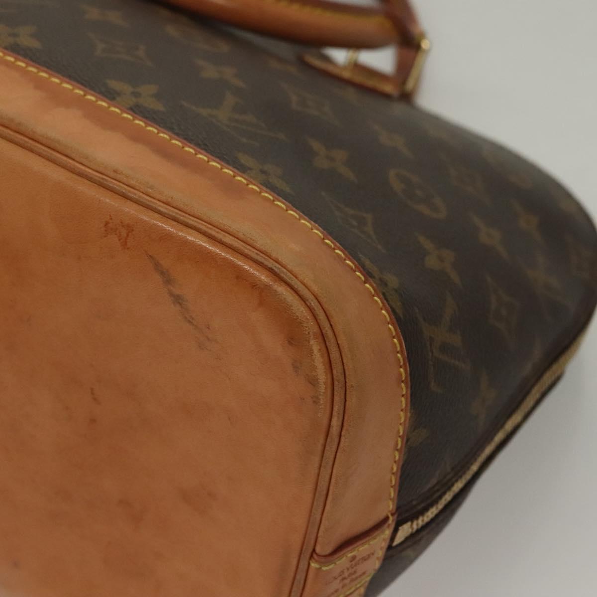 LOUIS VUITTON Monogram Alma Hand Bag M51130 LV Auth 132236