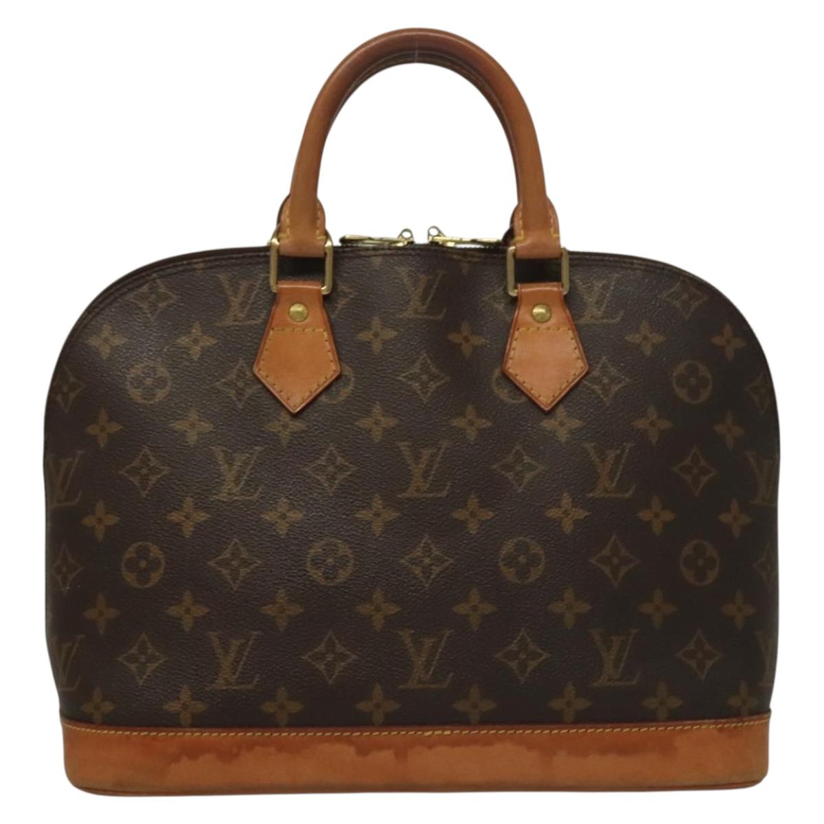 LOUIS VUITTON Monogram Alma Hand Bag M51130 LV Auth 132236
