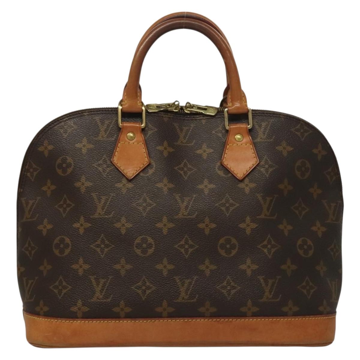 LOUIS VUITTON Monogram Alma Hand Bag M51130 LV Auth 132236