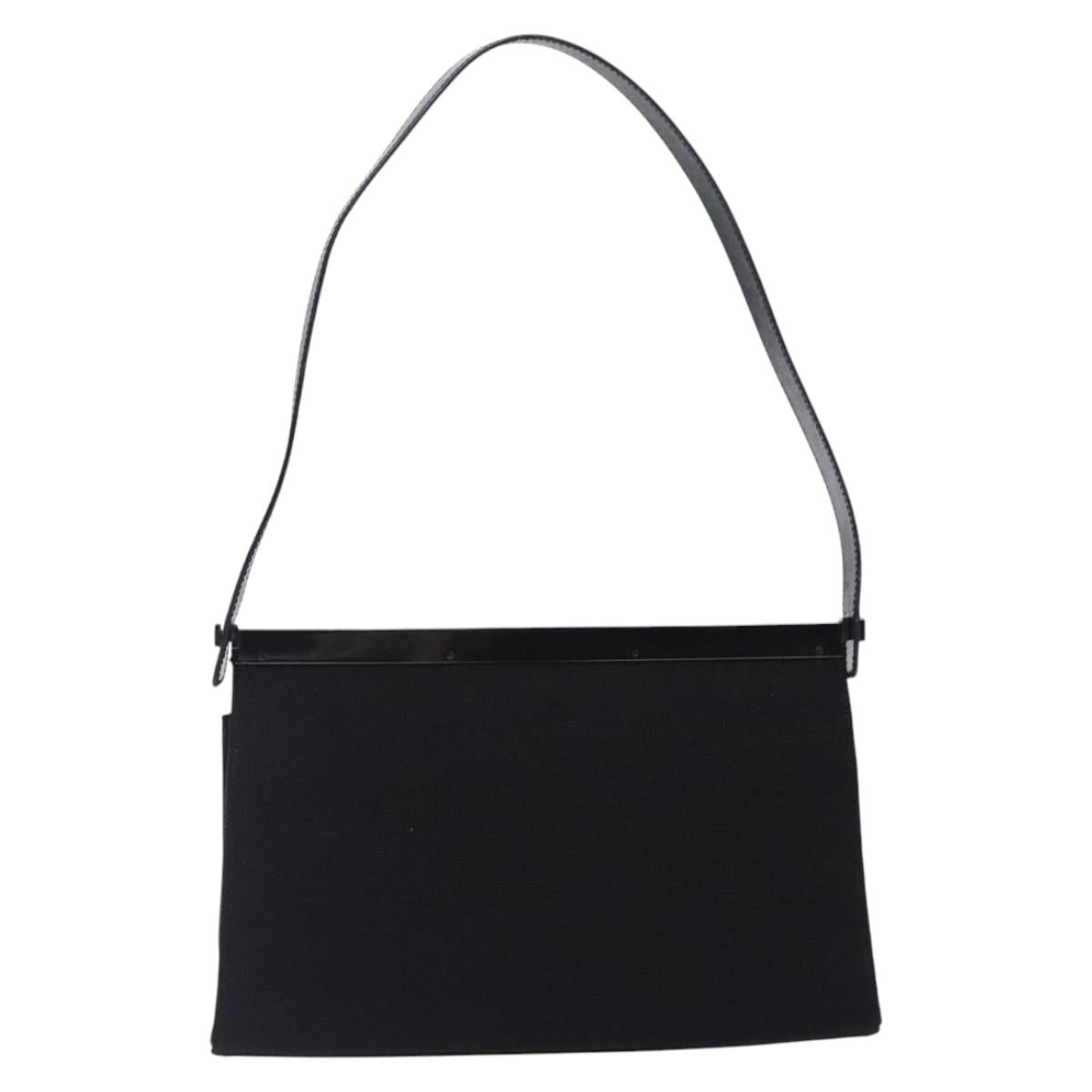 GUCCI Shoulder Bag Nylon Black Auth 132240
