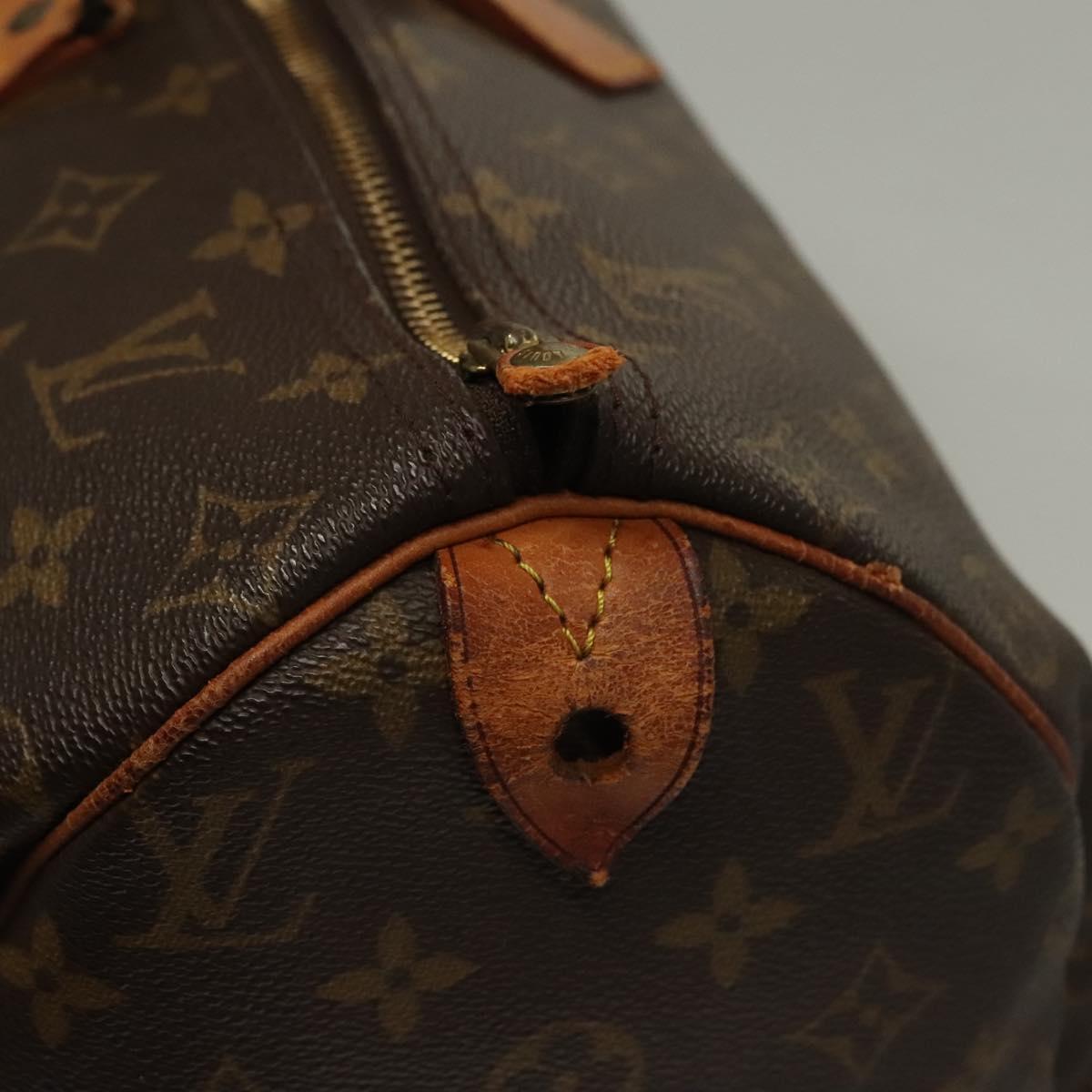 LOUIS VUITTON Monogram Speedy 40 Hand Bag M41522 LV Auth 132253