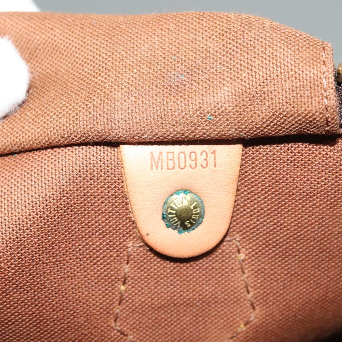 LOUIS VUITTON Monogram Speedy 40 Hand Bag M41522 LV Auth 132253