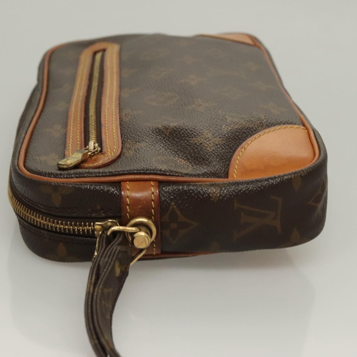 LOUIS VUITTON Monogram Marly Dragonne GM Clutch Bag M51825 LV Auth 132268