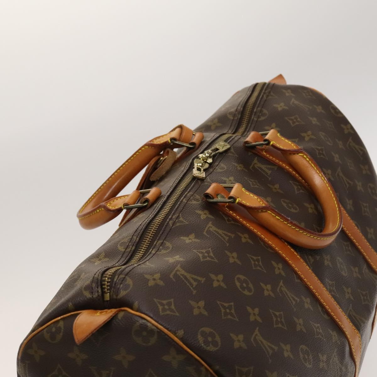 LOUIS VUITTON Monogram Keepall 50 Boston Bag M41426 LV Auth 132281