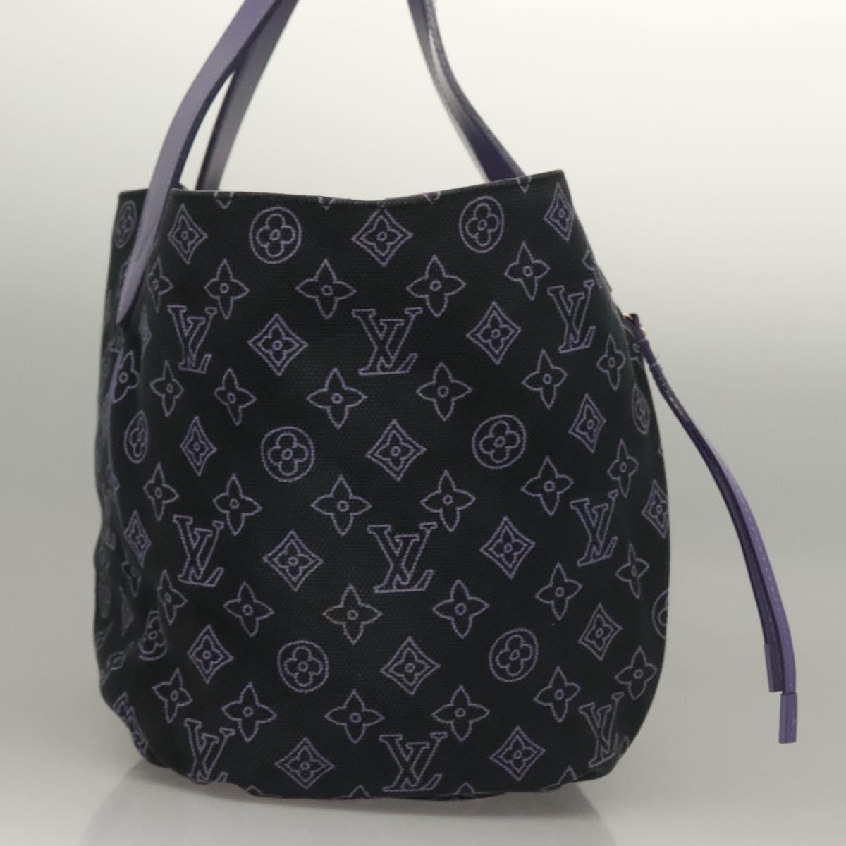 LOUIS VUITTON Beach line Cabas Ipanema PM Bag Canvas Purple M95983 Auth 132301