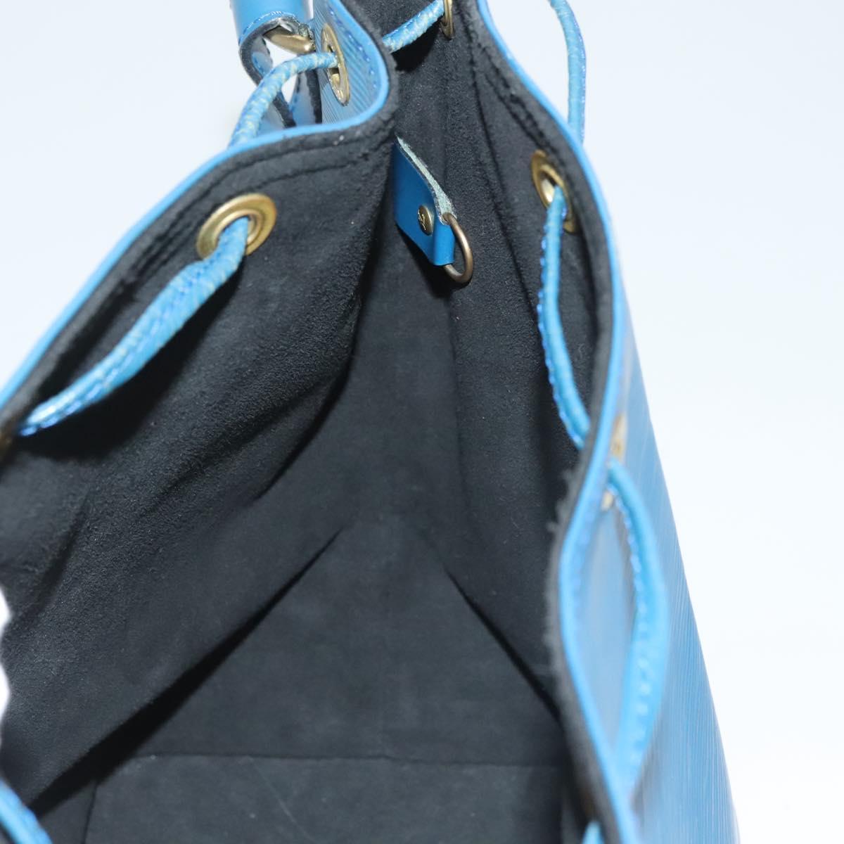 LOUIS VUITTON Epi Petit Noe Shoulder Bag Blue M44105 LV Auth 132303