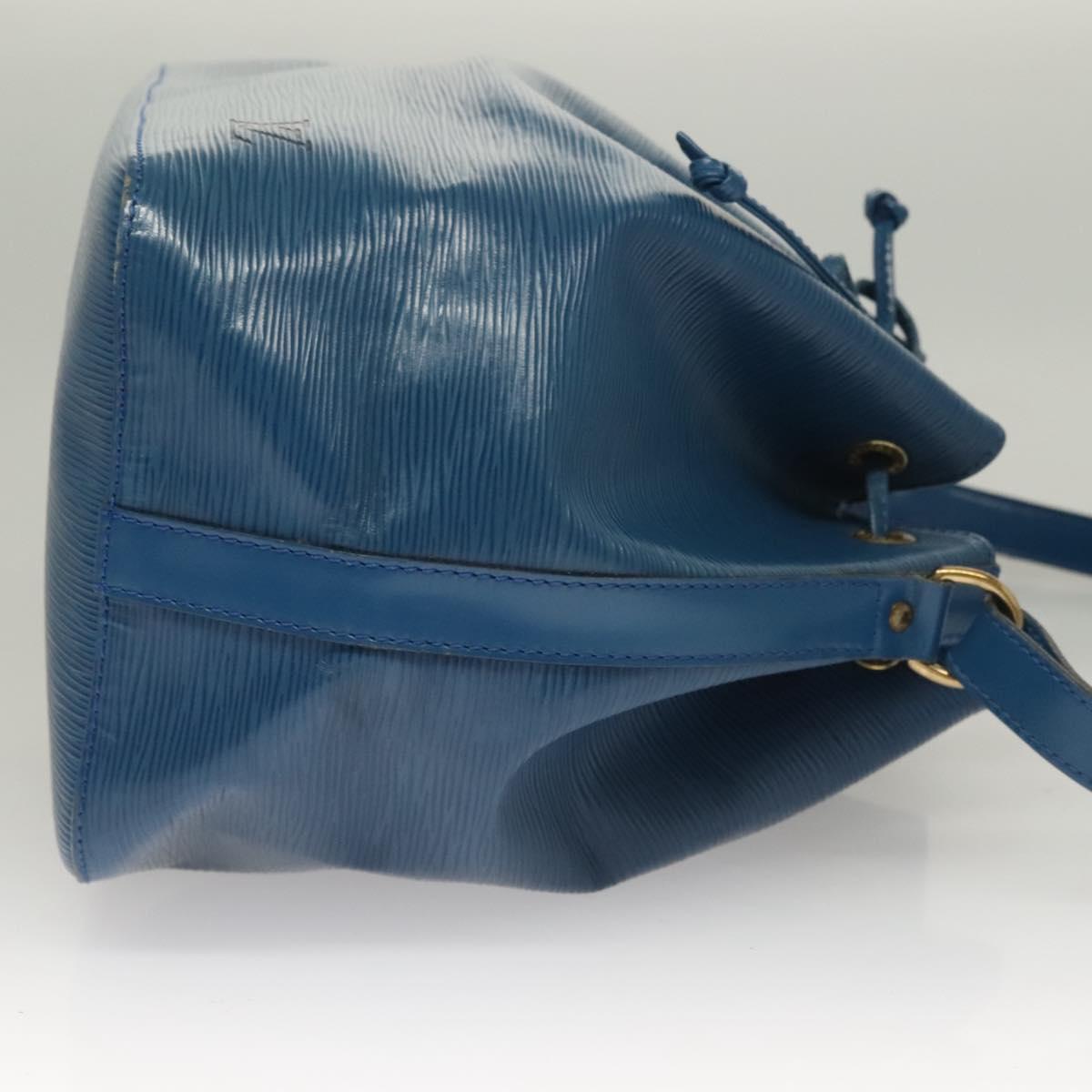LOUIS VUITTON Epi Petit Noe Shoulder Bag Blue M44105 LV Auth 132303