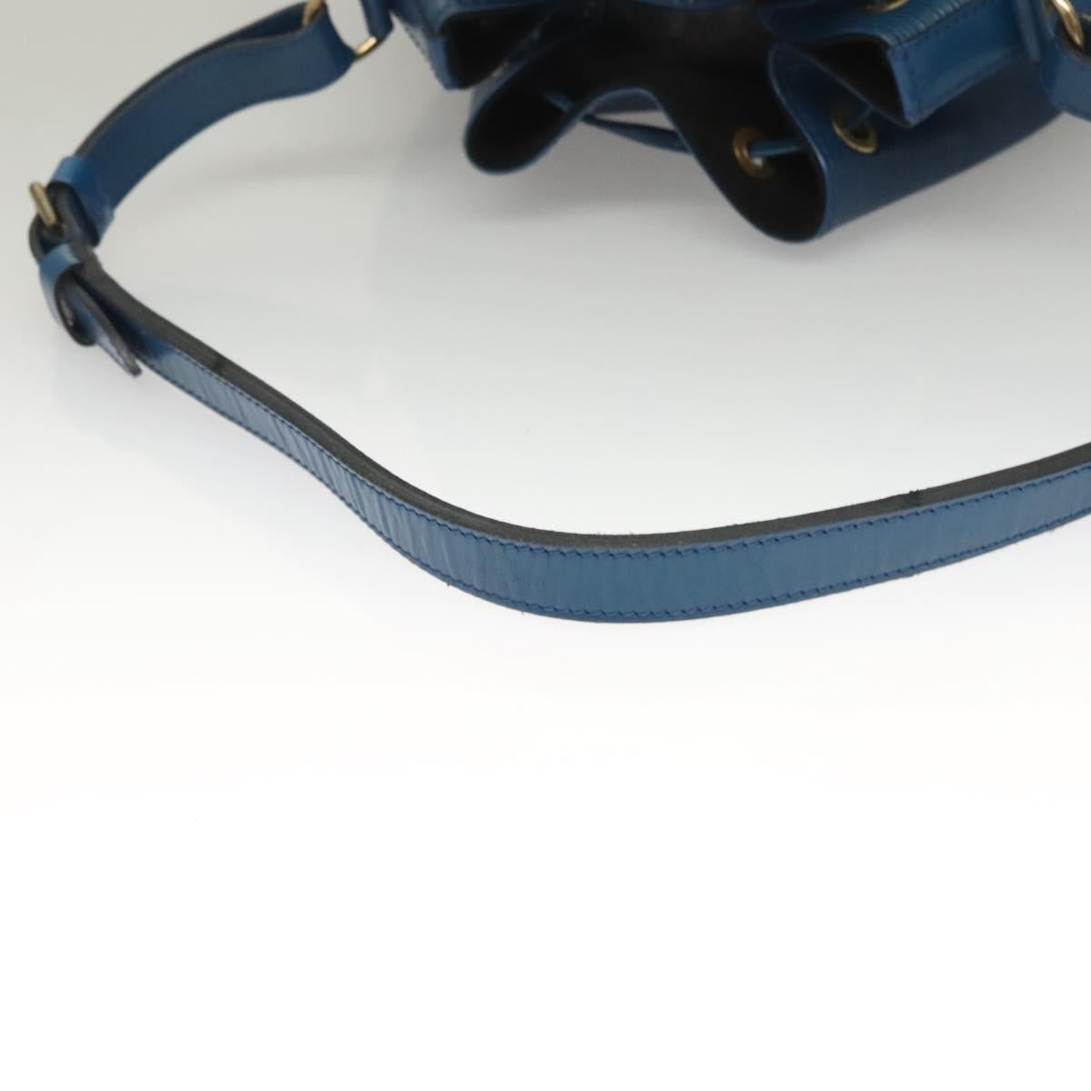 LOUIS VUITTON Epi Petit Noe Shoulder Bag Blue M44105 LV Auth 132303