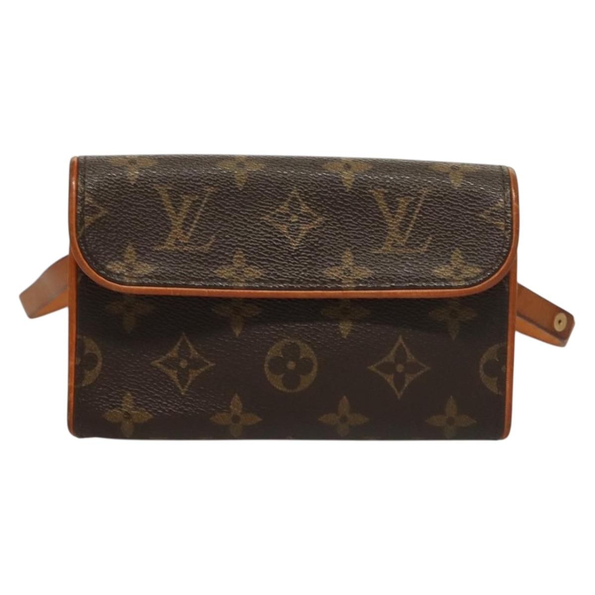 LOUIS VUITTON Monogram Pochette Florentine Waist bag M51855 LV Auth 132335