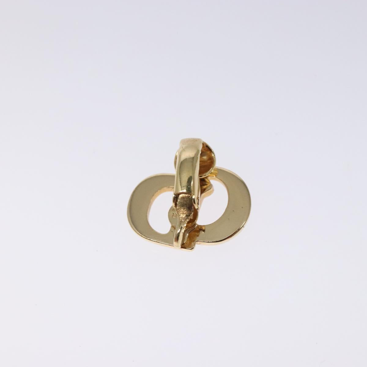 Christian Dior Earring metal Gold Auth 132361