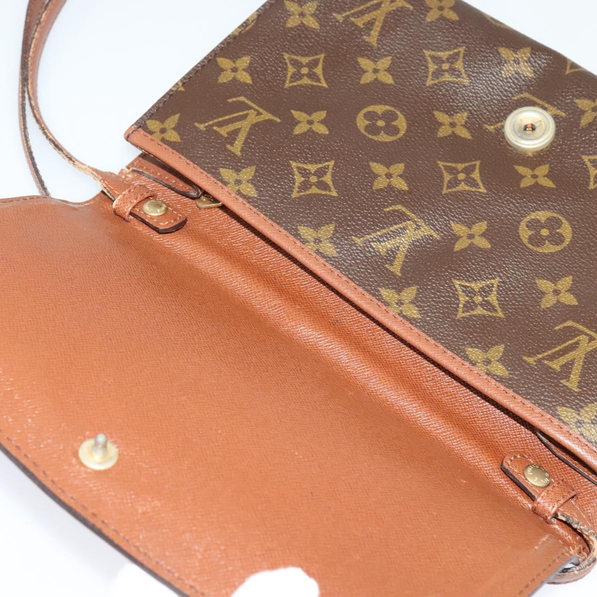 LOUIS VUITTON Monogram Bordeaux 24 Shoulder Bag M51798 LV Auth 132444
