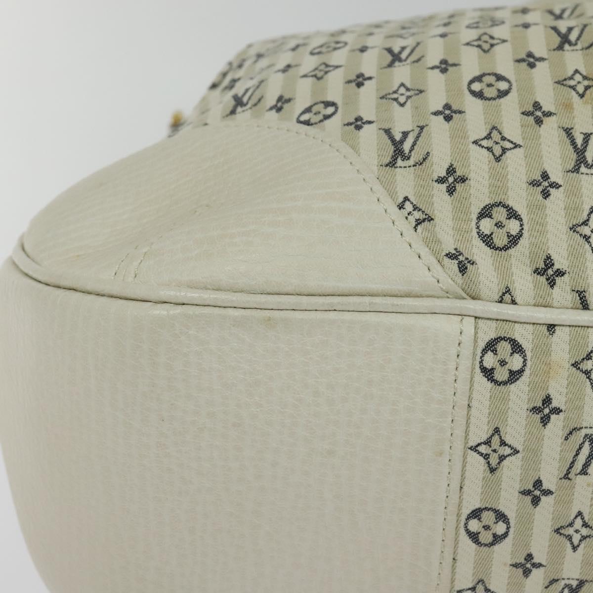 LOUIS VUITTON Monogram Mini Lin Croisette Marina GM Bag 2way M95492 Auth 132463