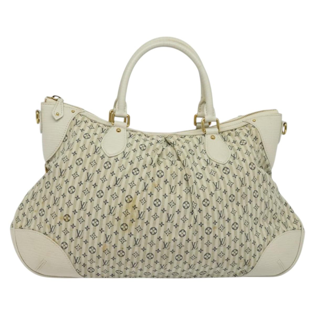 LOUIS VUITTON Monogram Mini Lin Croisette Marina GM Bag 2way M95492 Auth 132463