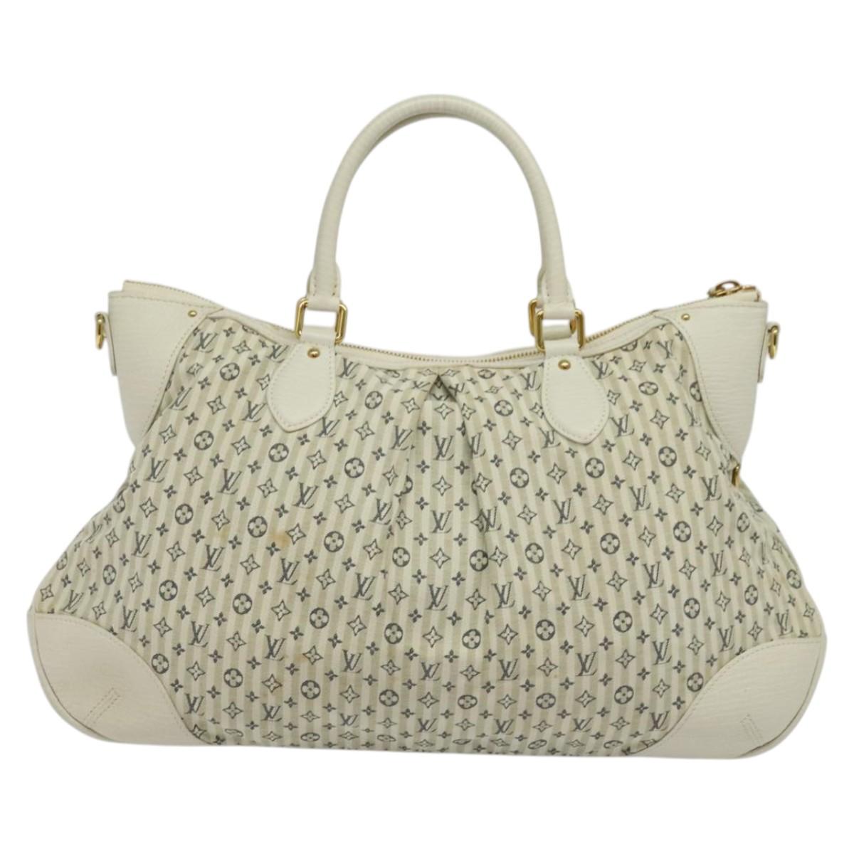 LOUIS VUITTON Monogram Mini Lin Croisette Marina GM Bag 2way M95492 Auth 132463