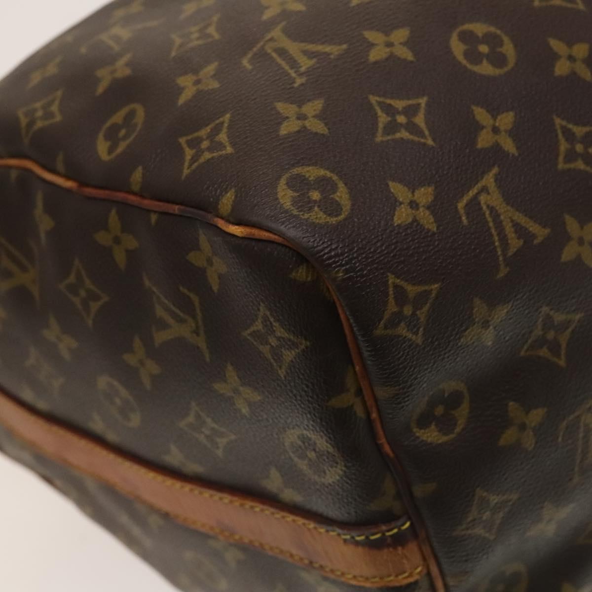 LOUIS VUITTON Monogram Keepall Bandouliere 50 Boston Bag M41416 LV Auth 132469