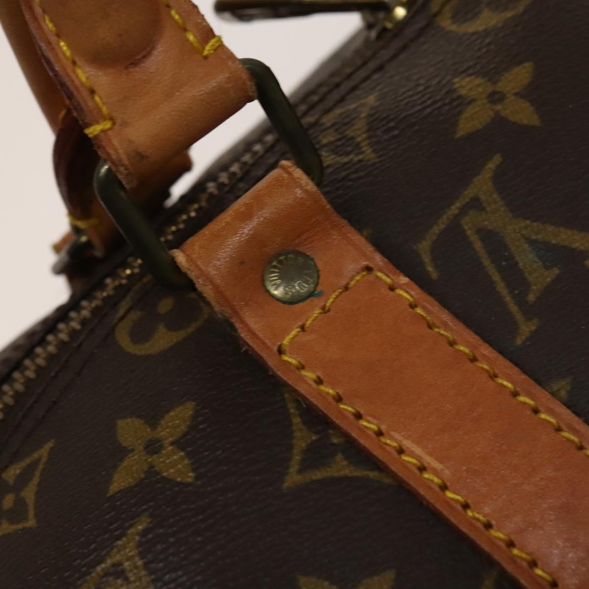 LOUIS VUITTON Monogram Keepall Bandouliere 50 Boston Bag M41416 LV Auth 132469