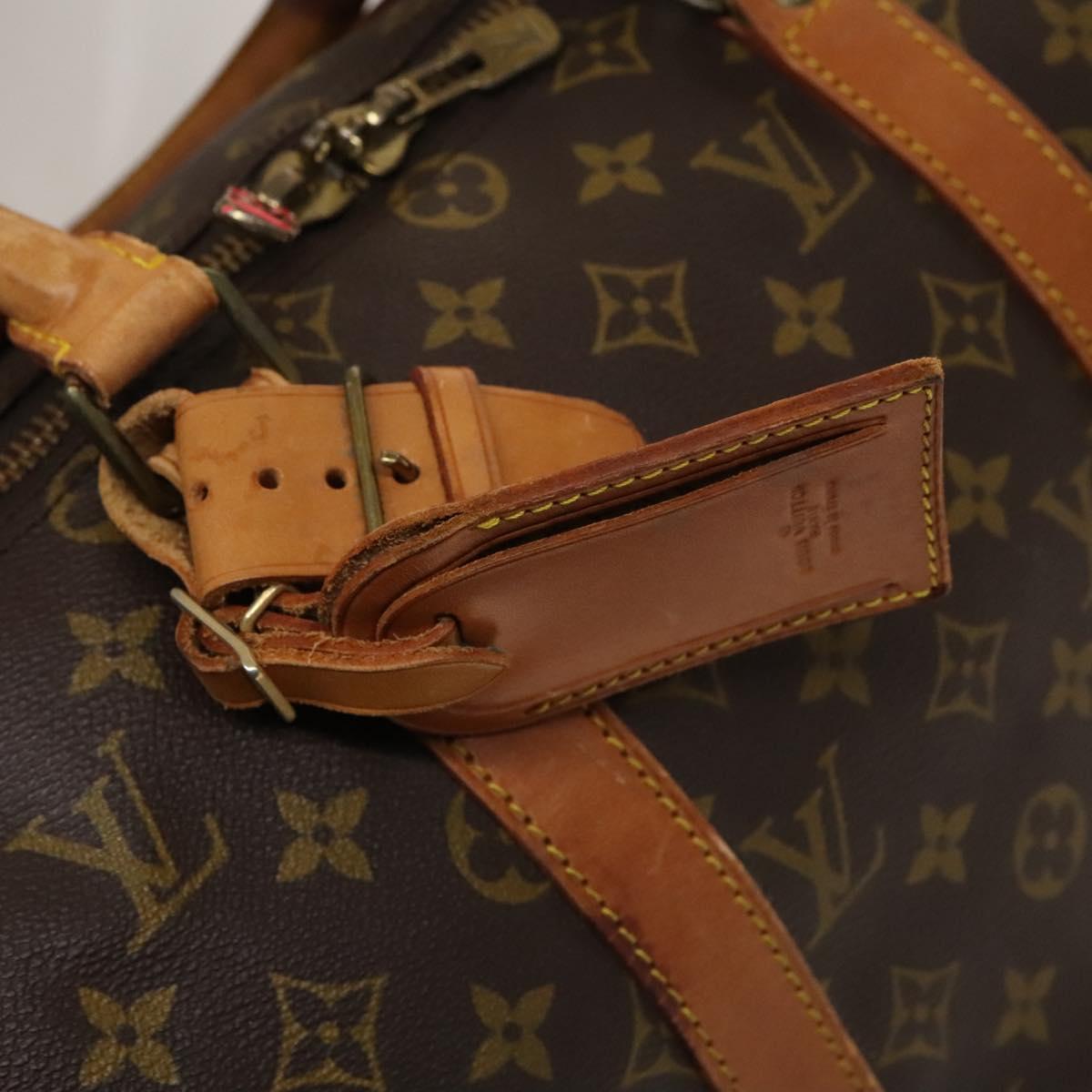 LOUIS VUITTON Monogram Keepall Bandouliere 50 Boston Bag M41416 LV Auth 132469