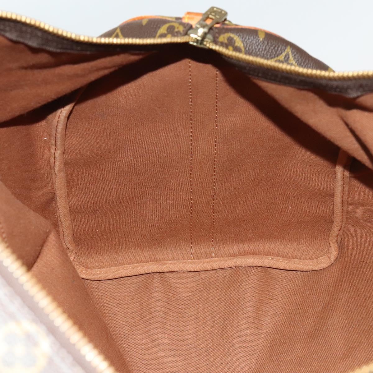 LOUIS VUITTON Monogram Keepall Bandouliere 50 Boston Bag M41416 LV Auth 132469
