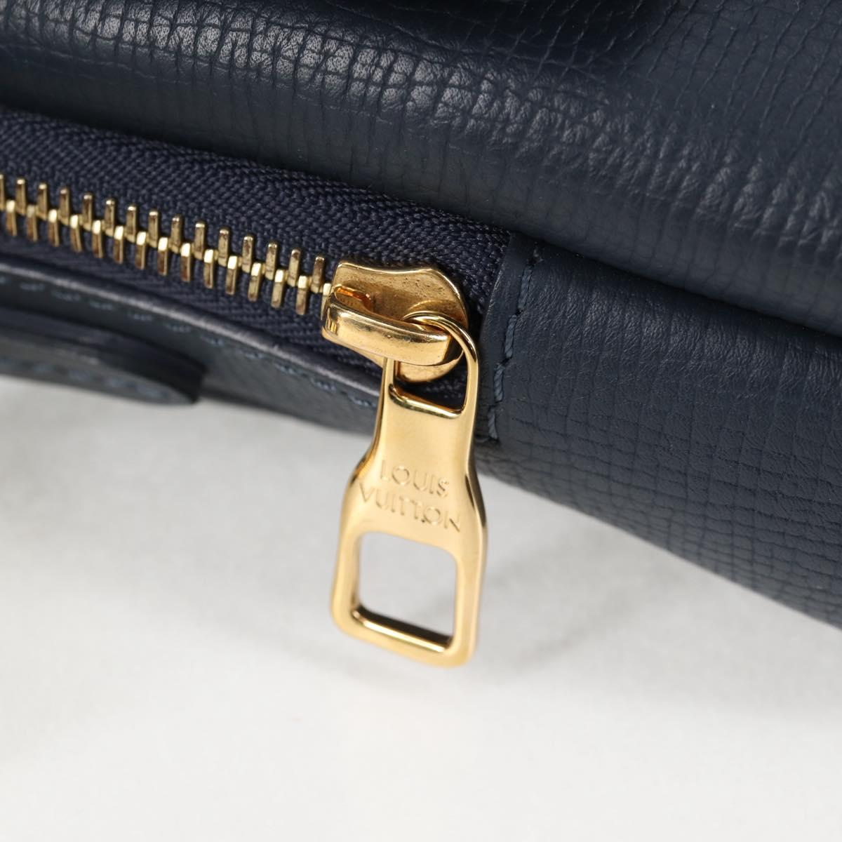 LOUIS VUITTON LV Squared Double Phone Pouch Blue M81060 LV Auth 132489M