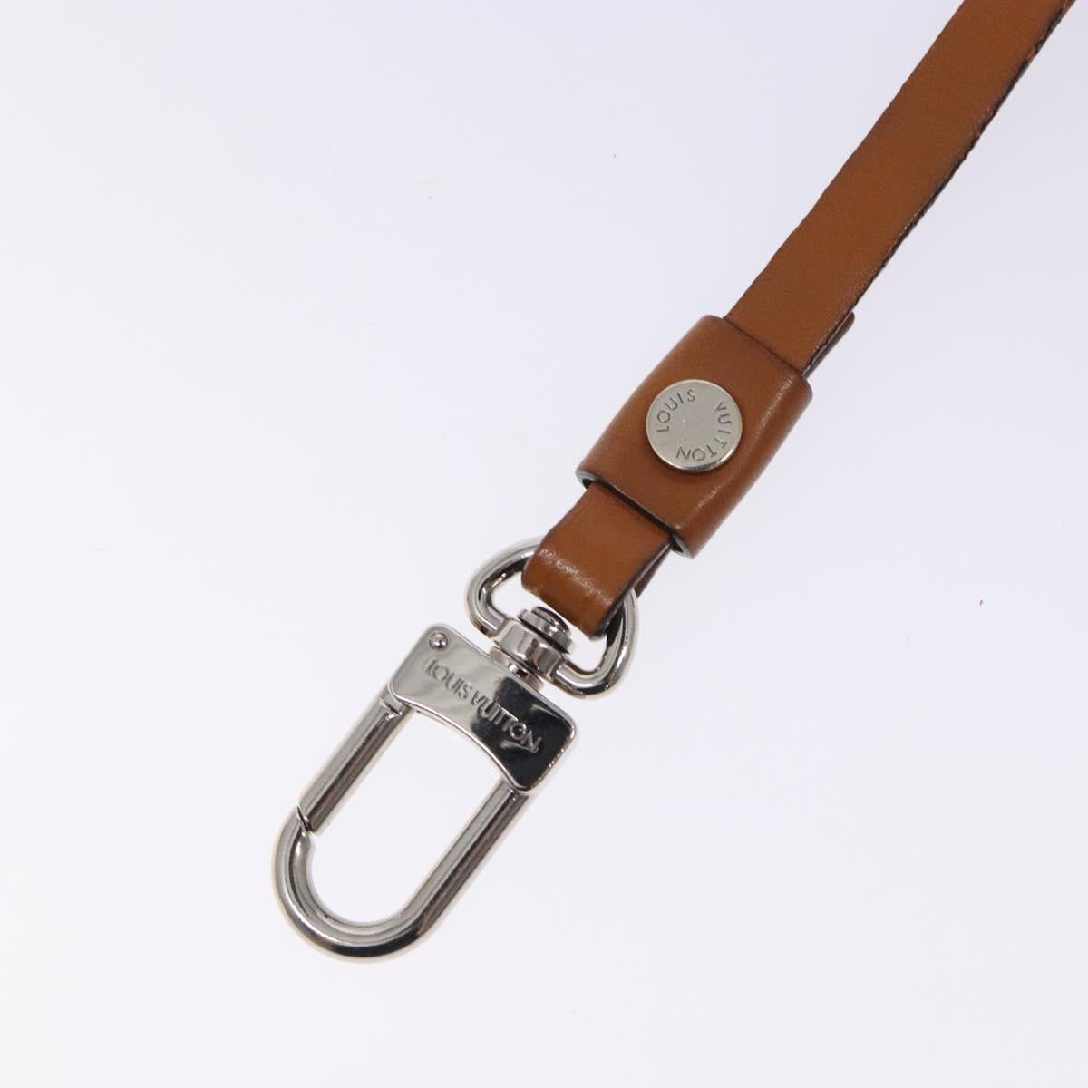 LOUIS VUITTON Travel Key Charm metal Silver M67365 LV Auth 132497