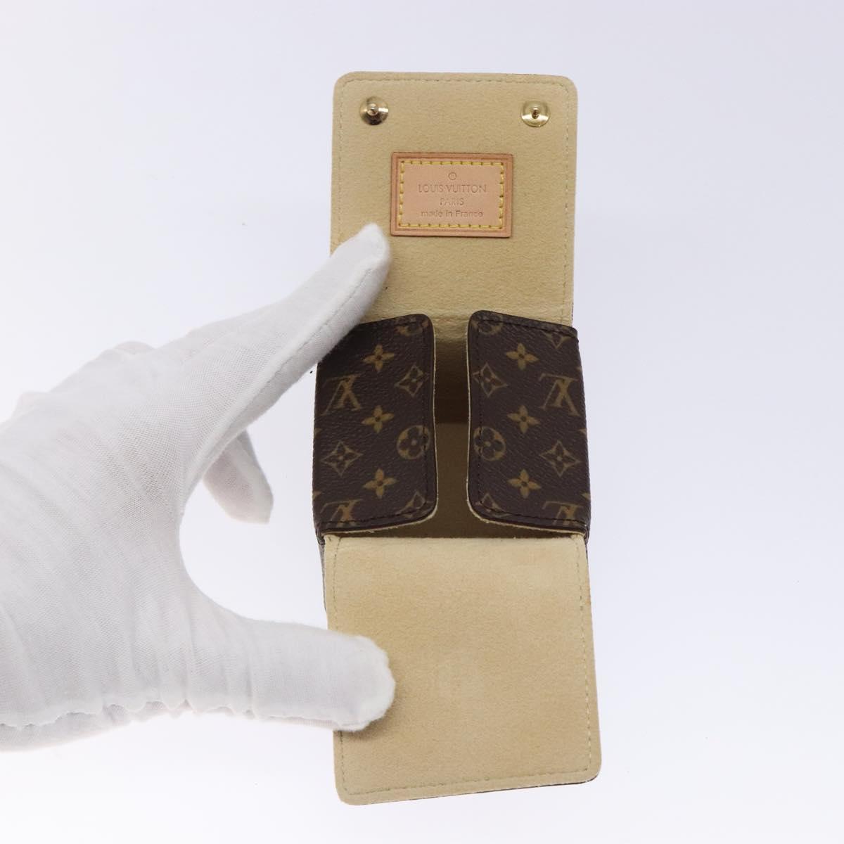 LOUIS VUITTON Monogram Jewelry case Jewelry Box LV Auth 132498