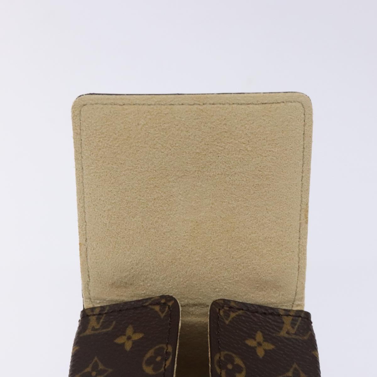 LOUIS VUITTON Monogram Jewelry case Jewelry Box LV Auth 132498