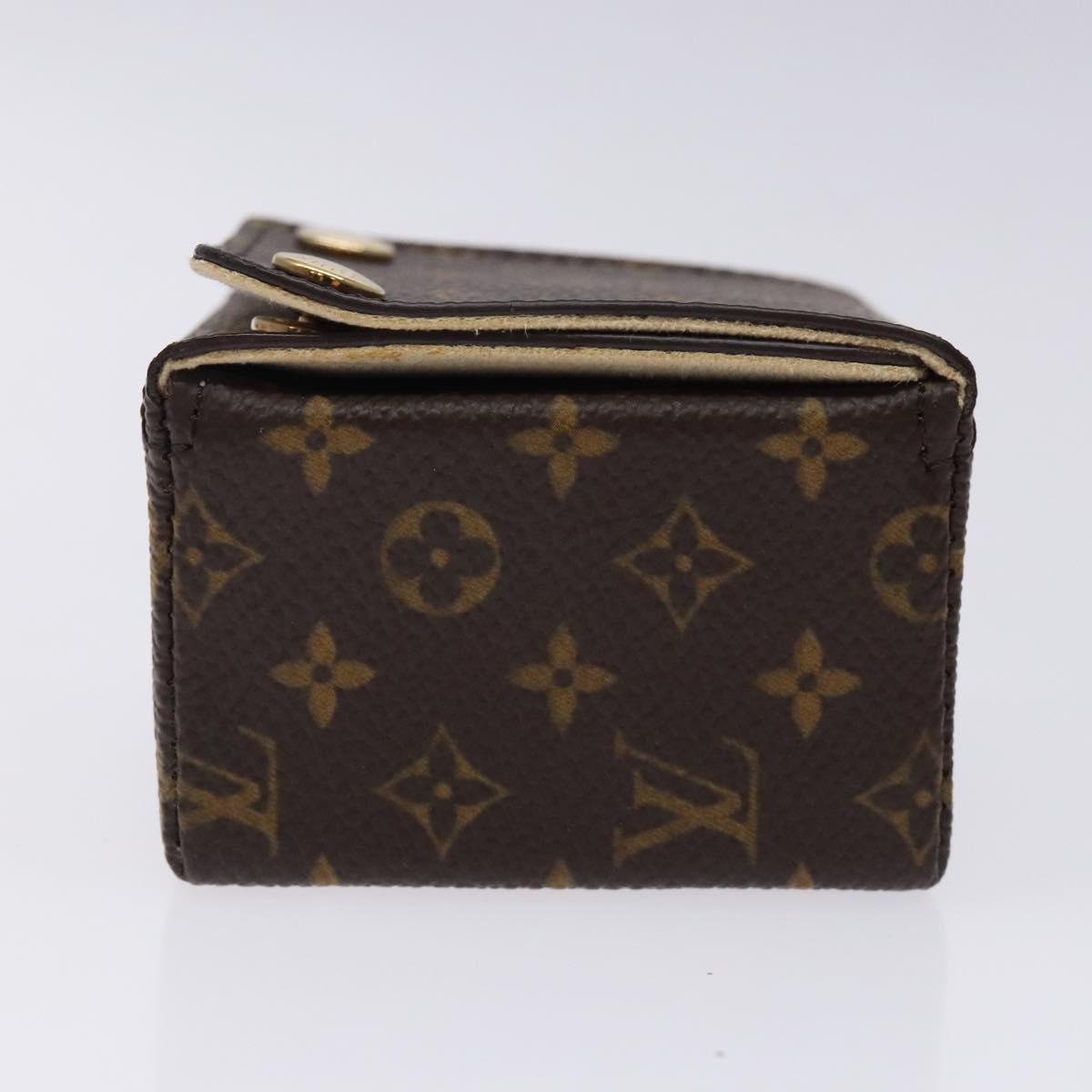 LOUIS VUITTON Monogram Jewelry case Jewelry Box LV Auth 132498